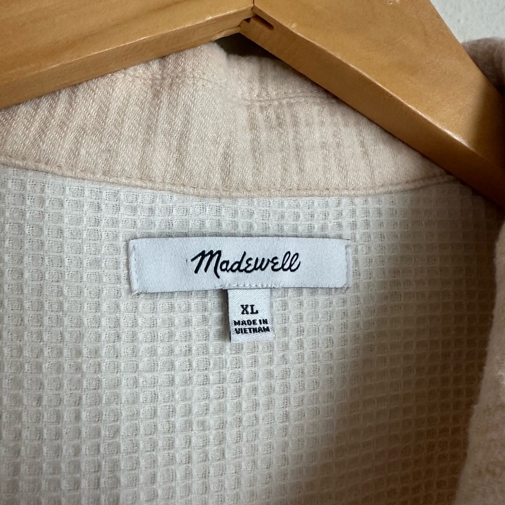 Madewell Womens Waffleback Branner Shirt Jacket Shacket - Picture 3 of 15